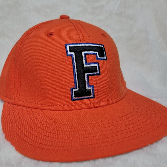 The Game Pro Florida Gators UF Orange Fitted Baseball Cap Personalized✨️7 1/8 - Picture 12 of 14
